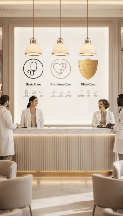 Membership tiers showcase